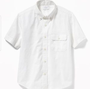 Toddler White Button down